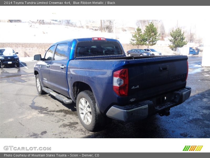 Blue Ribbon Metallic / Black 2014 Toyota Tundra Limited Crewmax 4x4