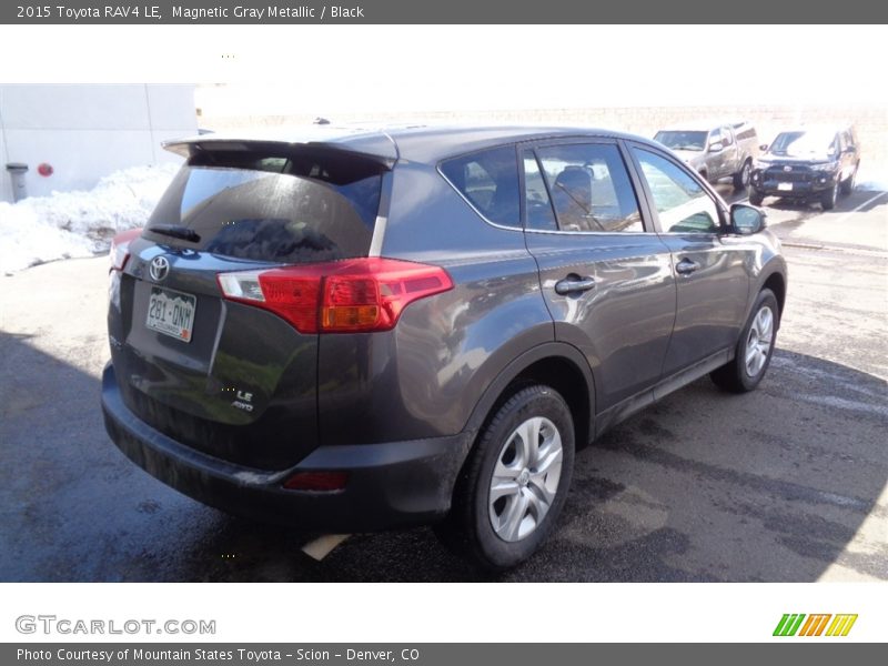 Magnetic Gray Metallic / Black 2015 Toyota RAV4 LE