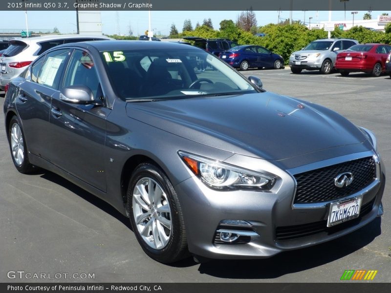 Graphite Shadow / Graphite 2015 Infiniti Q50 3.7