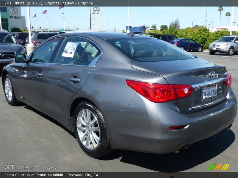 Graphite Shadow / Graphite 2015 Infiniti Q50 3.7