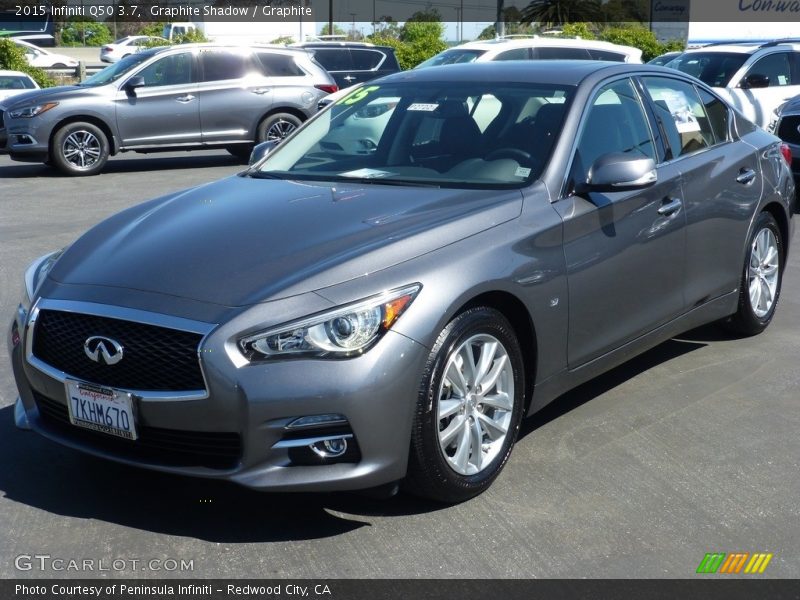 Graphite Shadow / Graphite 2015 Infiniti Q50 3.7