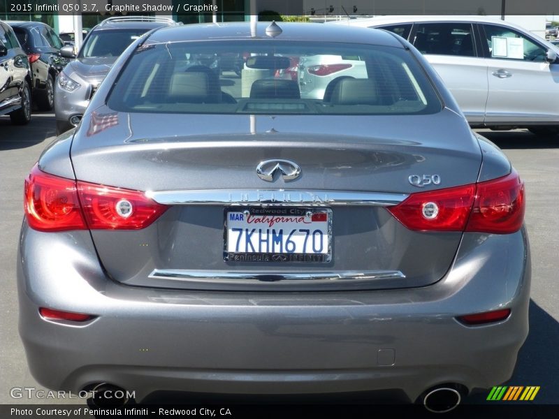 Graphite Shadow / Graphite 2015 Infiniti Q50 3.7