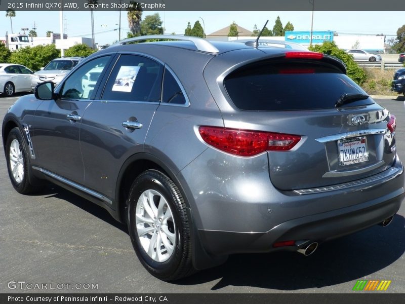 Graphite Shadow / Graphite 2015 Infiniti QX70 AWD