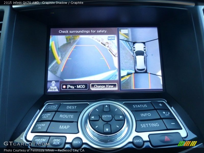Graphite Shadow / Graphite 2015 Infiniti QX70 AWD