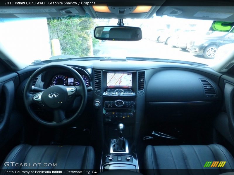 Graphite Shadow / Graphite 2015 Infiniti QX70 AWD