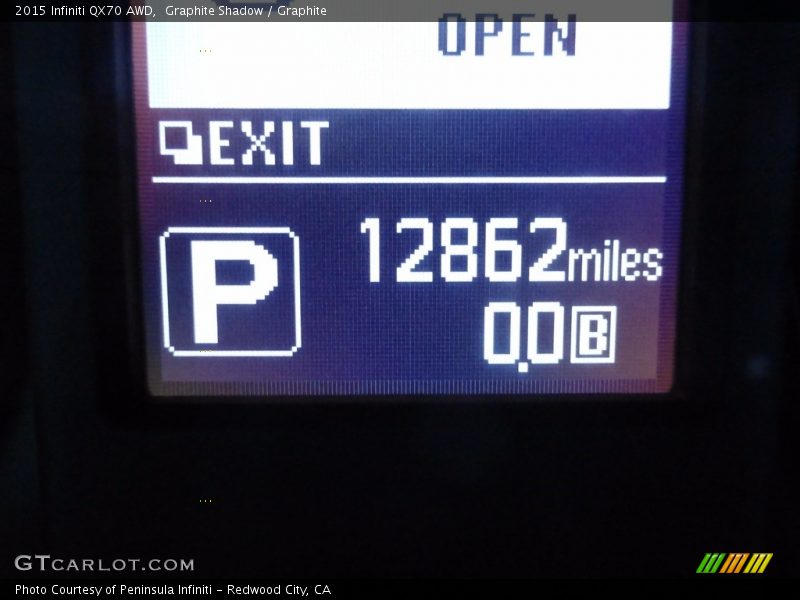 Graphite Shadow / Graphite 2015 Infiniti QX70 AWD