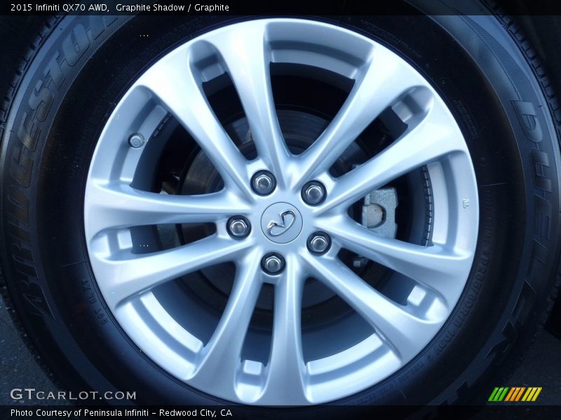 Graphite Shadow / Graphite 2015 Infiniti QX70 AWD