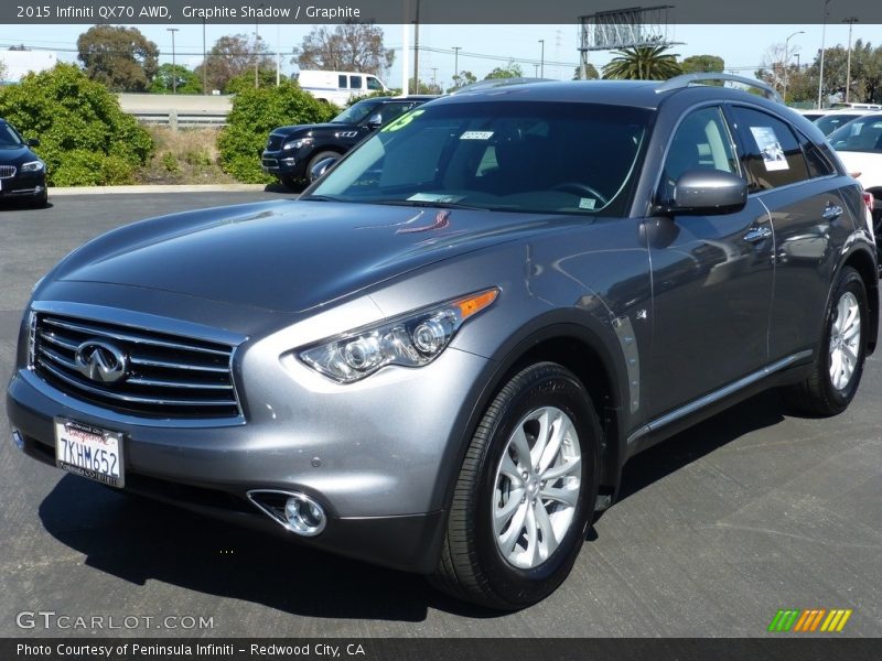 Graphite Shadow / Graphite 2015 Infiniti QX70 AWD