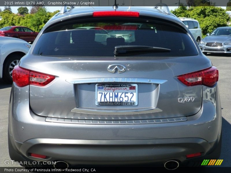 Graphite Shadow / Graphite 2015 Infiniti QX70 AWD