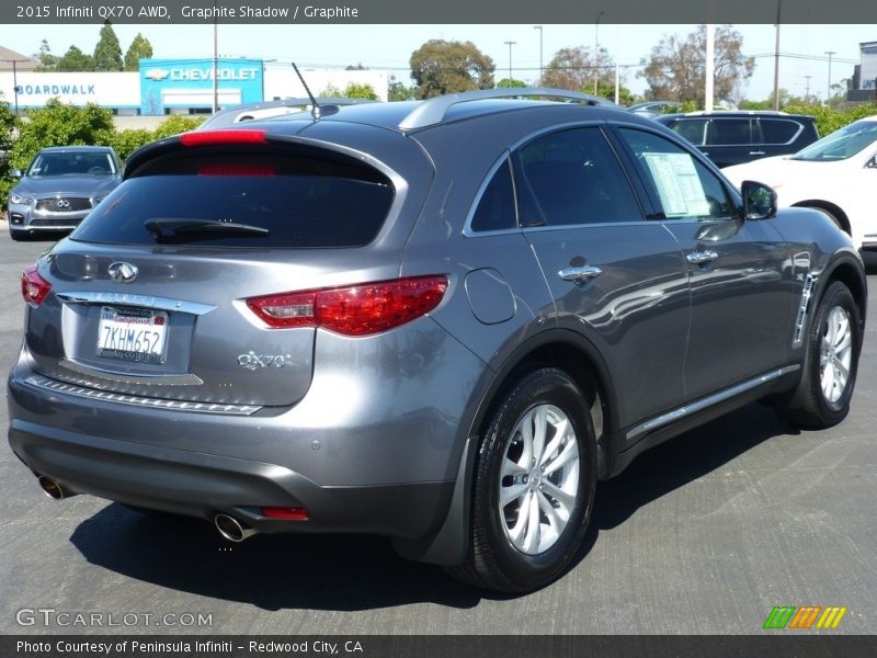 Graphite Shadow / Graphite 2015 Infiniti QX70 AWD