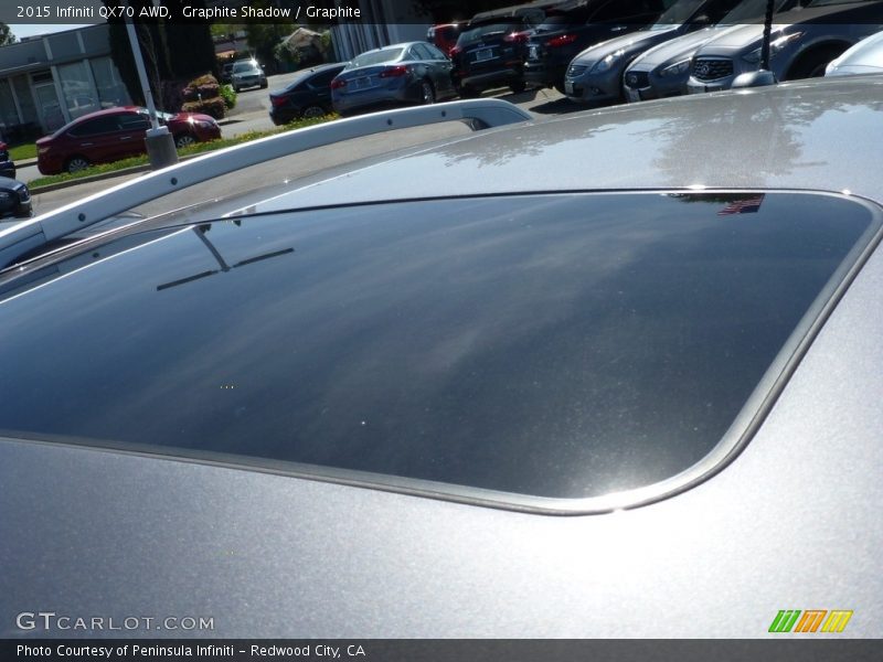 Graphite Shadow / Graphite 2015 Infiniti QX70 AWD