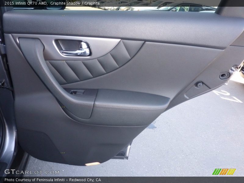 Graphite Shadow / Graphite 2015 Infiniti QX70 AWD
