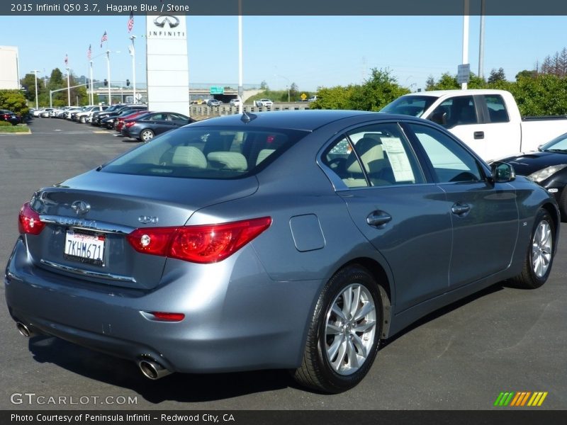 Hagane Blue / Stone 2015 Infiniti Q50 3.7
