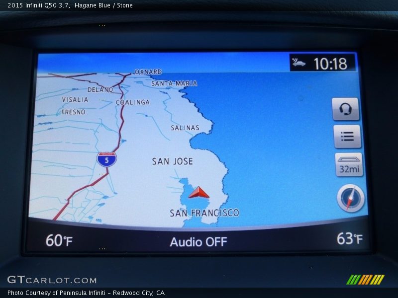Hagane Blue / Stone 2015 Infiniti Q50 3.7