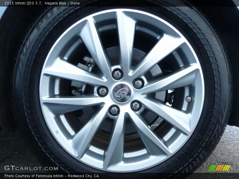 Hagane Blue / Stone 2015 Infiniti Q50 3.7