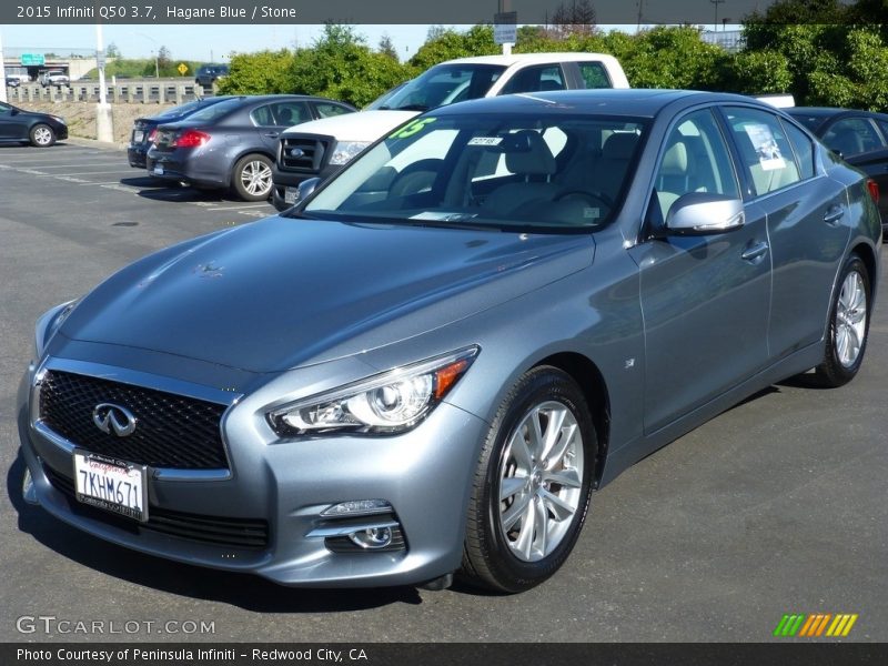 Hagane Blue / Stone 2015 Infiniti Q50 3.7