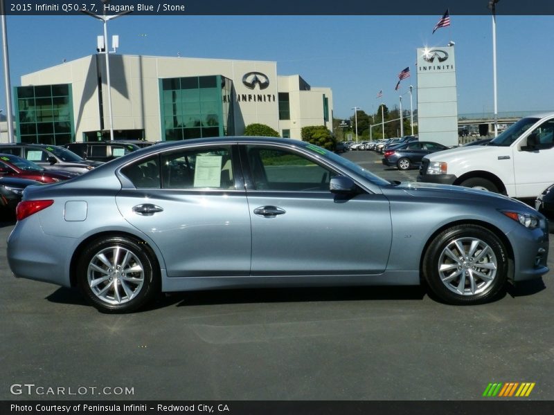 Hagane Blue / Stone 2015 Infiniti Q50 3.7