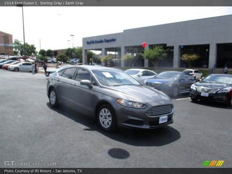 Sterling Gray / Earth Gray 2014 Ford Fusion S