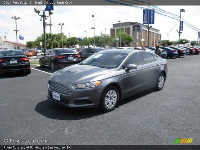 Sterling Gray / Earth Gray 2014 Ford Fusion S