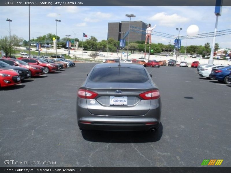 Sterling Gray / Earth Gray 2014 Ford Fusion S