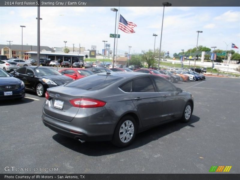 Sterling Gray / Earth Gray 2014 Ford Fusion S