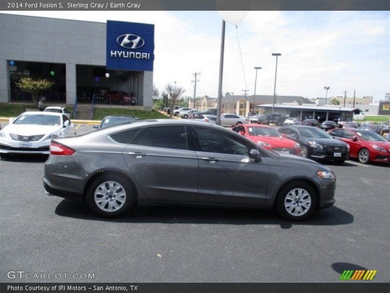 Sterling Gray / Earth Gray 2014 Ford Fusion S
