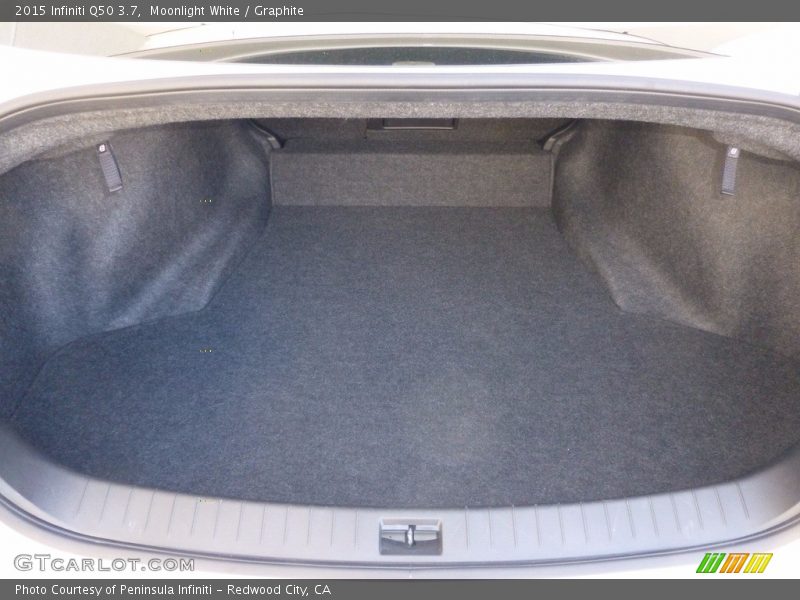 Moonlight White / Graphite 2015 Infiniti Q50 3.7
