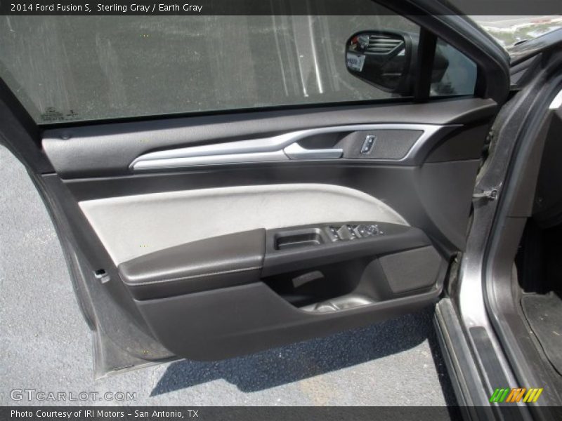 Sterling Gray / Earth Gray 2014 Ford Fusion S