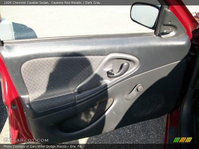 Cayenne Red Metallic / Dark Gray 1996 Chevrolet Cavalier Sedan