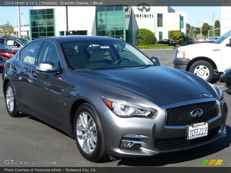 Graphite Shadow / Wheat 2014 Infiniti Q 50 3.7 Premium