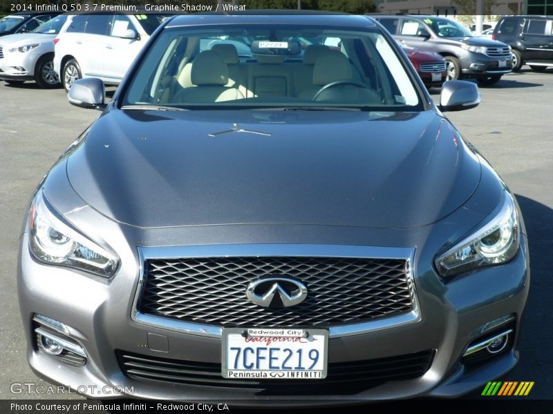 Graphite Shadow / Wheat 2014 Infiniti Q 50 3.7 Premium