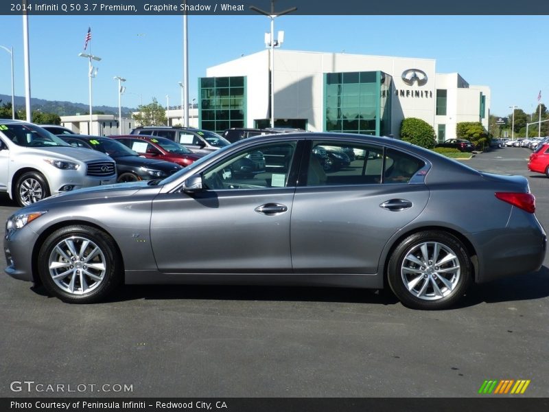 Graphite Shadow / Wheat 2014 Infiniti Q 50 3.7 Premium