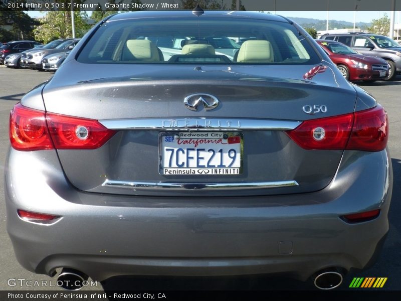 Graphite Shadow / Wheat 2014 Infiniti Q 50 3.7 Premium