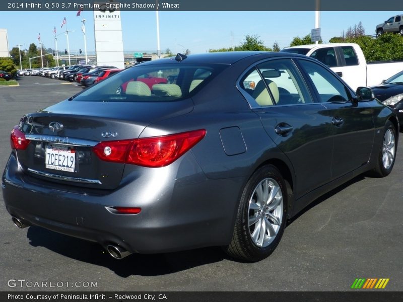 Graphite Shadow / Wheat 2014 Infiniti Q 50 3.7 Premium