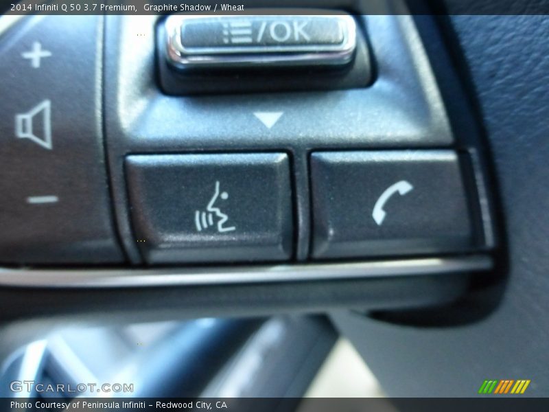 Graphite Shadow / Wheat 2014 Infiniti Q 50 3.7 Premium