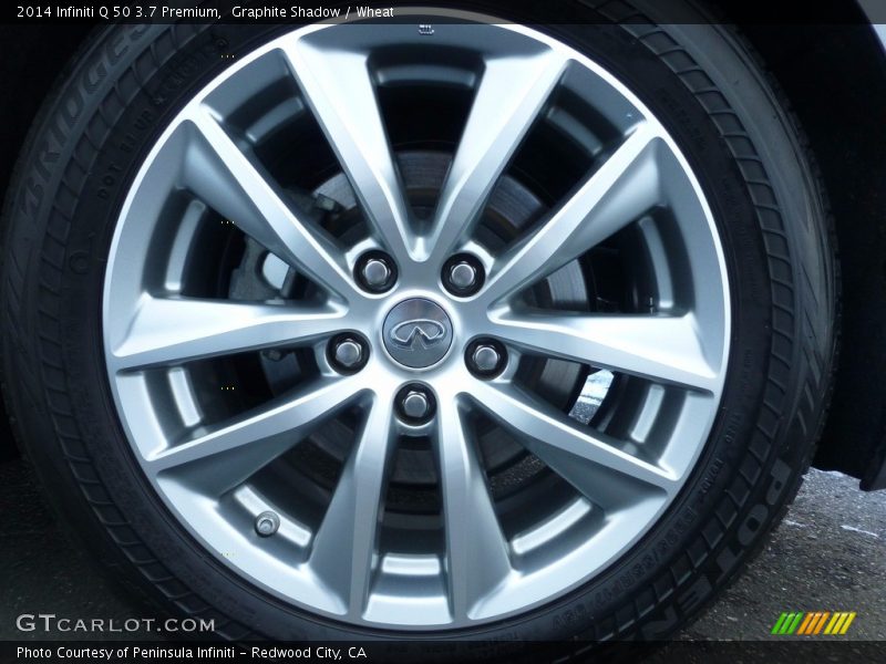 Graphite Shadow / Wheat 2014 Infiniti Q 50 3.7 Premium
