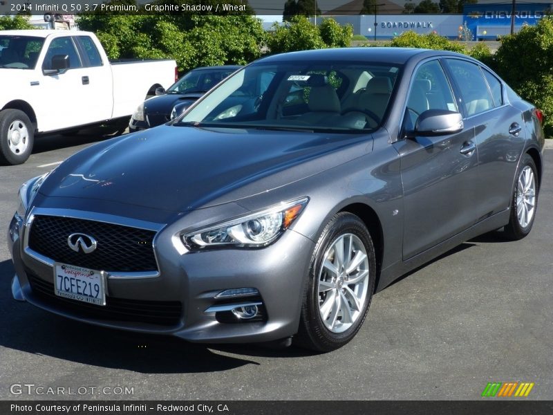 Graphite Shadow / Wheat 2014 Infiniti Q 50 3.7 Premium