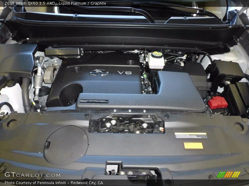 Liquid Platinum / Graphite 2015 Infiniti QX60 3.5 AWD