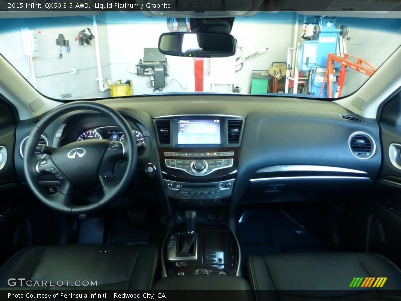 Liquid Platinum / Graphite 2015 Infiniti QX60 3.5 AWD