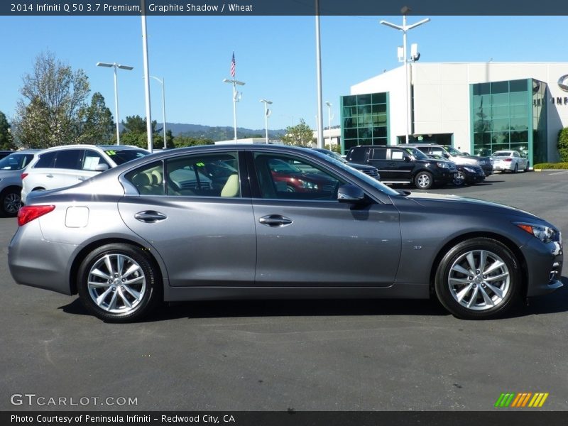Graphite Shadow / Wheat 2014 Infiniti Q 50 3.7 Premium
