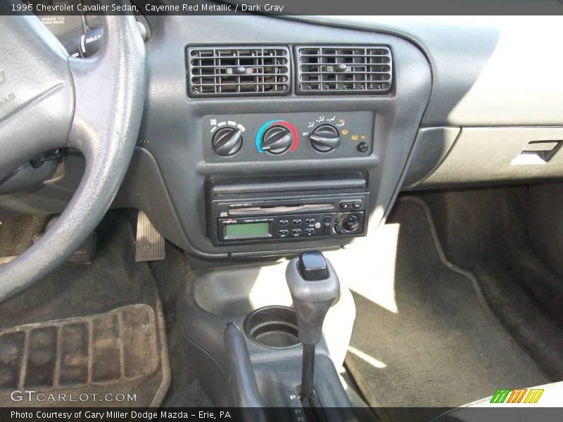 Cayenne Red Metallic / Dark Gray 1996 Chevrolet Cavalier Sedan