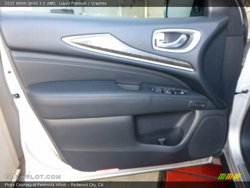 Liquid Platinum / Graphite 2015 Infiniti QX60 3.5 AWD