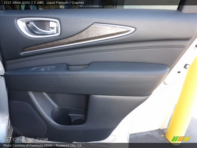 Liquid Platinum / Graphite 2015 Infiniti QX60 3.5 AWD