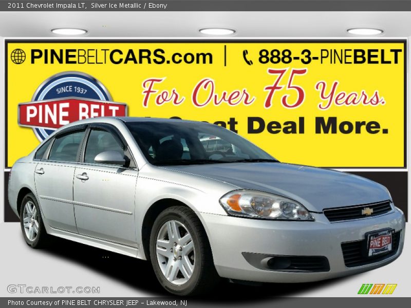 Silver Ice Metallic / Ebony 2011 Chevrolet Impala LT