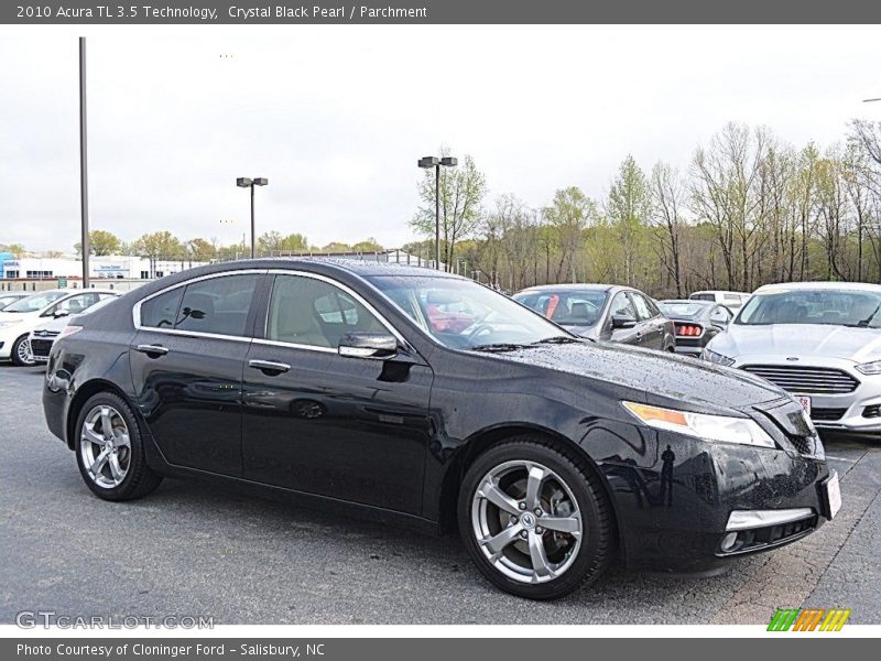 Crystal Black Pearl / Parchment 2010 Acura TL 3.5 Technology