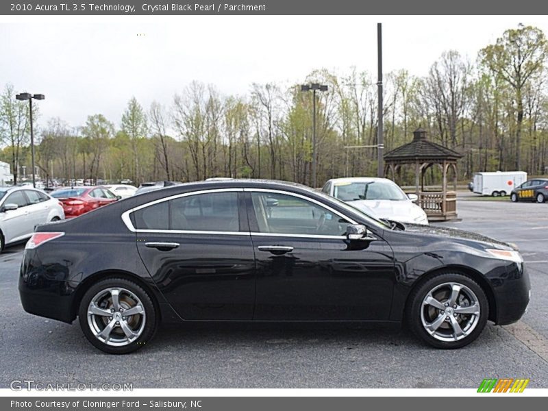 Crystal Black Pearl / Parchment 2010 Acura TL 3.5 Technology