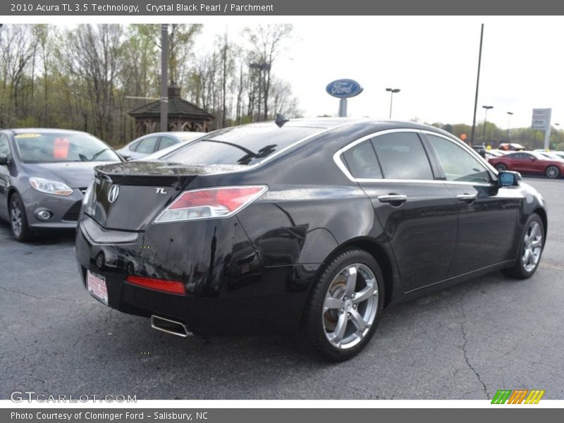 Crystal Black Pearl / Parchment 2010 Acura TL 3.5 Technology