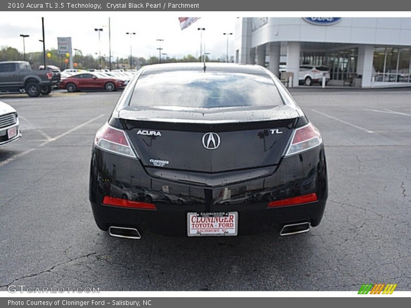 Crystal Black Pearl / Parchment 2010 Acura TL 3.5 Technology
