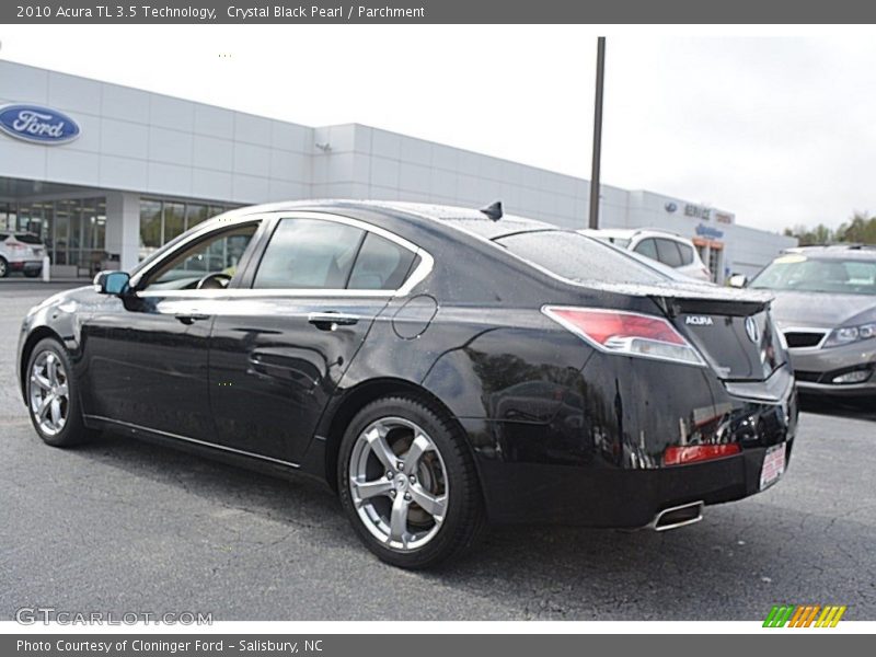 Crystal Black Pearl / Parchment 2010 Acura TL 3.5 Technology