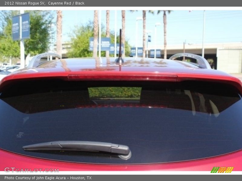 Cayenne Red / Black 2012 Nissan Rogue SV